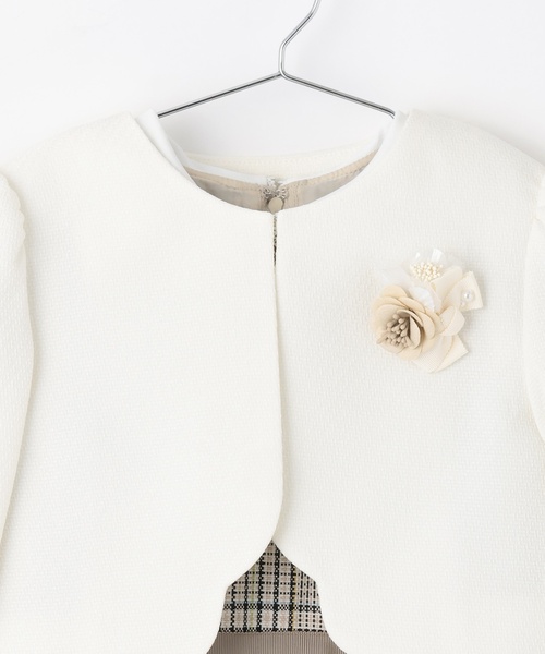 フォーマル 発表会 卒園式 入学式 「フォーマル」チェックOP+スカラップJKセット キッズ 子供服 女の子 | petit main | 11