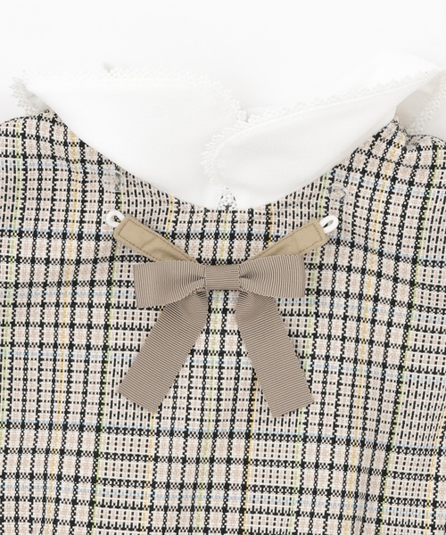 フォーマル 発表会 卒園式 入学式 「フォーマル」チェックOP+スカラップJKセット キッズ 子供服 女の子 | petit main | 15