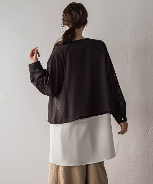 「la.f…」 ブルゾン 9号 チャコールグレー レディース_画像2