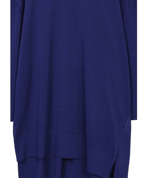 「ZUCCa」 7分袖ニット M size ネイビー レディース_画像3