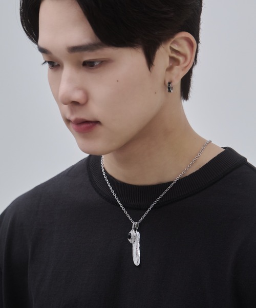 WYZ ネックレス フェザーデザイン ネックレス メンズ : ZOZOTOWN Yahoo