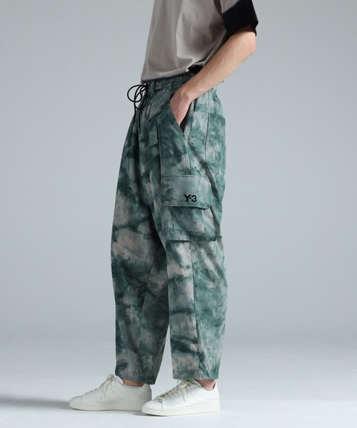 Y-3 カーゴパンツ UT AOP STRAIGHT PANTS メンズ レディース