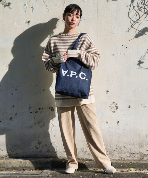 「FREAK'S STORE」 コーデュロイパンツ MEDIUM オフホワイト レディース_画像2