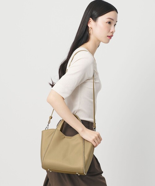 ビューティー＆ユース バッグ未使用 BEAUTY＆YOUTH UNITED ARROWS トートバッグ ナイロン ボールチェーン