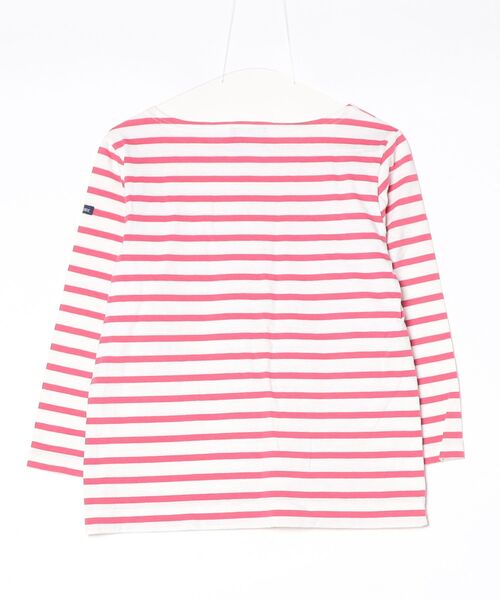 「Le Minor」 ボーダー柄長袖カットソー 2 ホワイト レディース_画像2