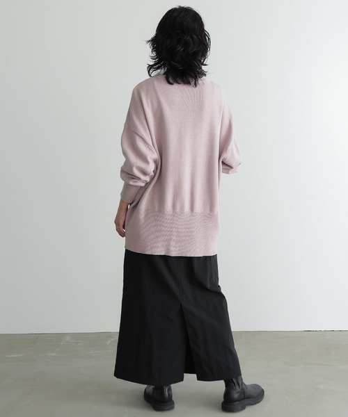 「for/c」 ニットカーディガン M ライトグリーン レディース_画像4