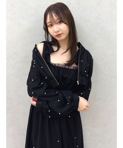 dazzlin（ダズリン） ブルゾン アウター パールツキチュールブルゾン