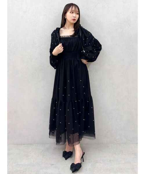 dazzlin（ダズリン） ブルゾン アウター パールツキチュールブルゾン