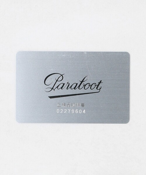 デッキシューズ 「別注」「Paraboot」GRAIN CHAMBORD/キャビアグレイン シャンボード/シューズ メンズの画像