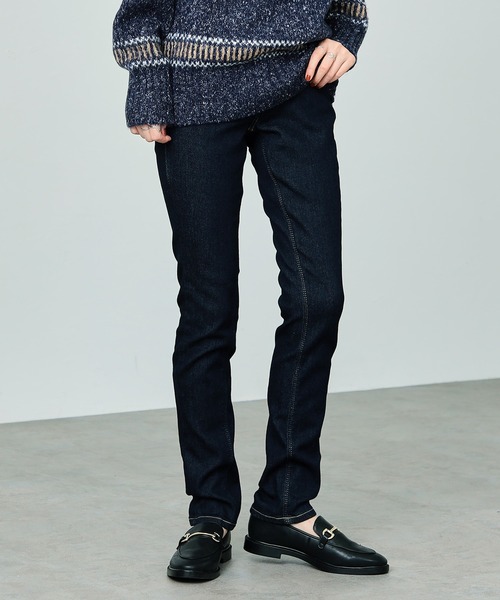 「SOMETHING」 デニムパンツ 26 ブラック レディース_画像3