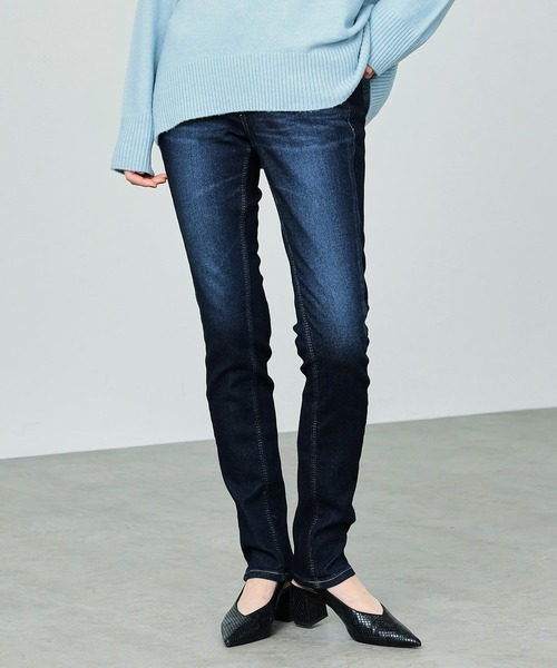 「SOMETHING」 デニムパンツ 26 ブラック レディース_画像5