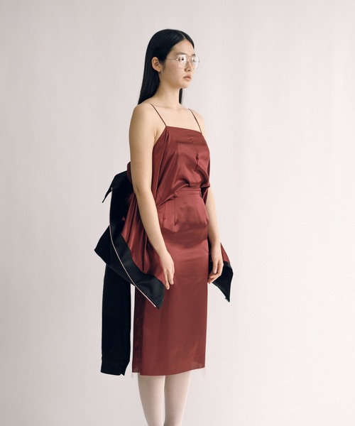 ブルゾン アウター Zip-up Blouson (camisole lining) レディース メンズの画像
