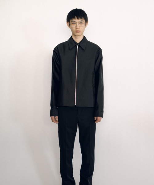 ブルゾン アウター Zip-up Blouson (camisole lining) レディース メンズの画像