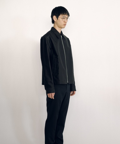 ブルゾン アウター Zip-up Blouson (camisole lining) レディース メンズの画像