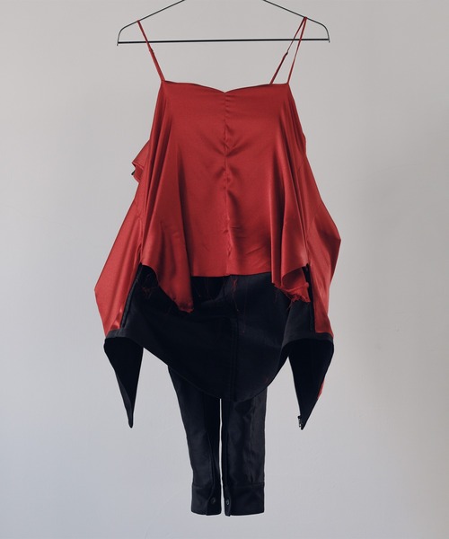 ブルゾン アウター Zip-up Blouson (camisole lining) レディース メンズの画像
