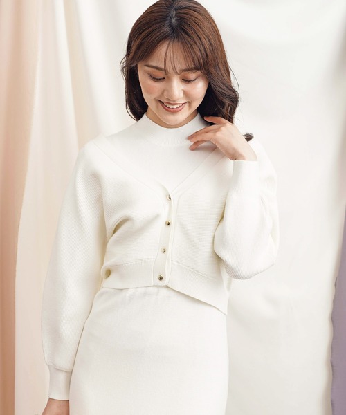 「NOELA」 ニットワンピース フリー ピンク レディース_画像7