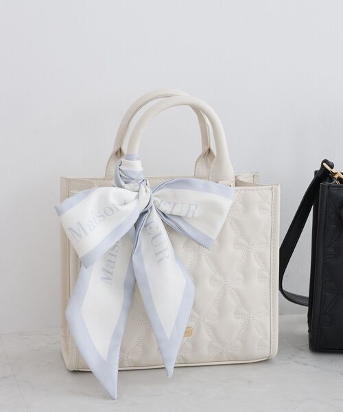 Maison de FLEUR（メゾンドフルール） ハンドバッグ スカーフ付き