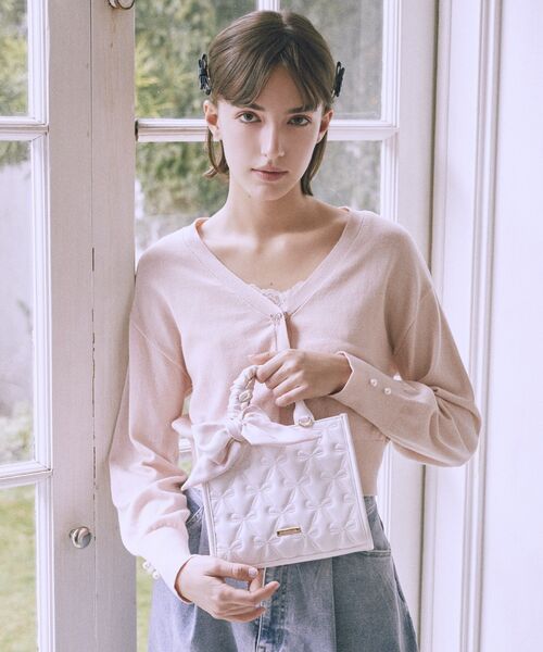 Maison de FLEUR（メゾンドフルール） ハンドバッグ スカーフ付き