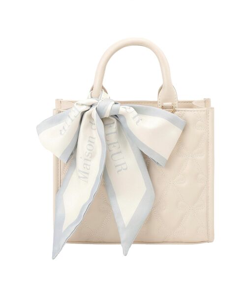 Maison de FLEUR（メゾンドフルール） ハンドバッグ スカーフ付き