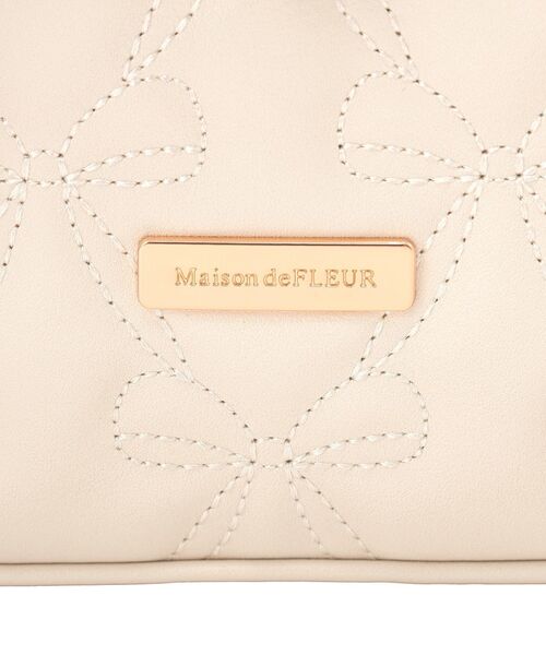 Maison de FLEUR（メゾンドフルール） ハンドバッグ スカーフ付き 