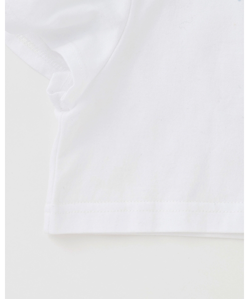 ワンピース 肩開き半袖Tシャツ＆星キャミワンピースセット キッズ 子供服 女の子の画像