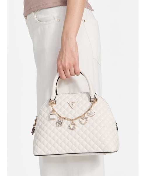 GUESS 2WAYバッグ ホワイト バッグ GUESS 2WAY ショルダーバッグ 