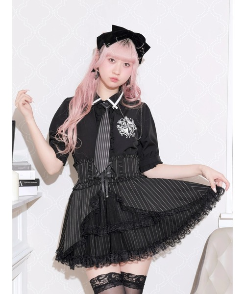 NOEMIE（ノエミー） ブラウス シャツ ストライプネクタイブラウス