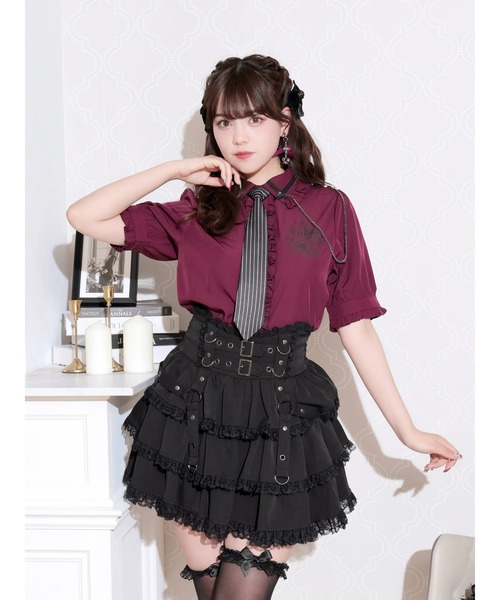 NOEMIE（ノエミー） ブラウス シャツ ストライプネクタイブラウス 