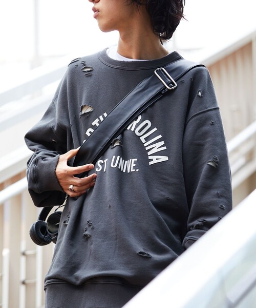 「FREAK'S STORE」 ショルダーバッグ ONE SIZE ブラック メンズ_画像7