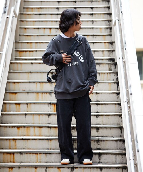 「FREAK'S STORE」 ショルダーバッグ ONE SIZE ブラック メンズ_画像8