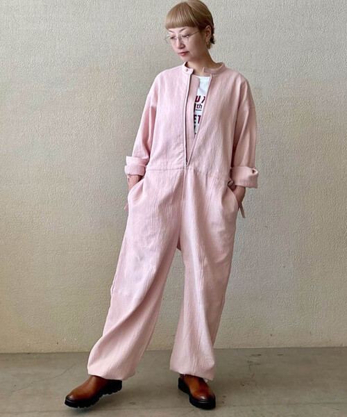 「JOURNAL STANDARD LUXE」 オールインワン FREE ピンク レディース_画像7