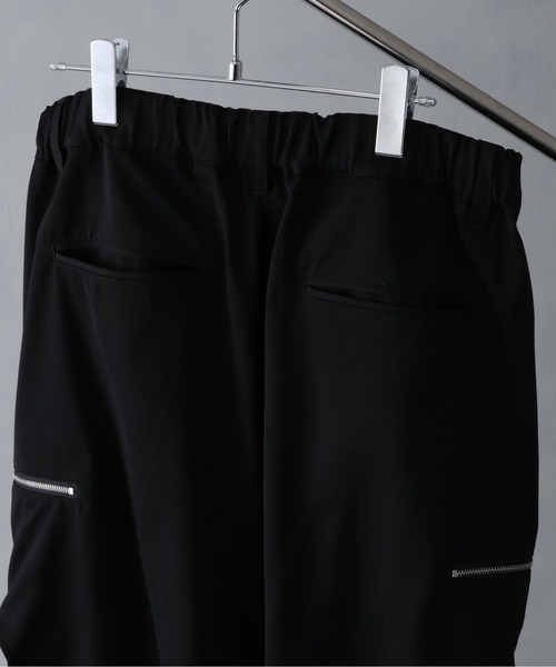 「welise」 スラックス M チャコールグレー メンズ_画像4