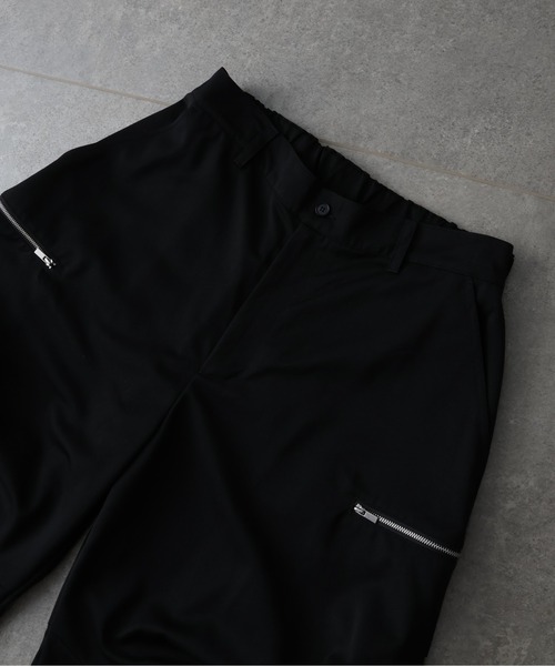 「welise」 スラックス M チャコールグレー メンズ_画像6