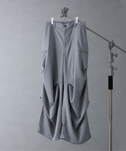 「welise」 スラックス M チャコールグレー メンズ_画像8