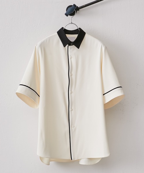 「Lui's」 半袖シャツ M グリーン メンズ_画像3