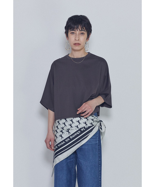 1er Arrondissement tシャツ 半袖 ハイゲージポンチクロップドTシャツ