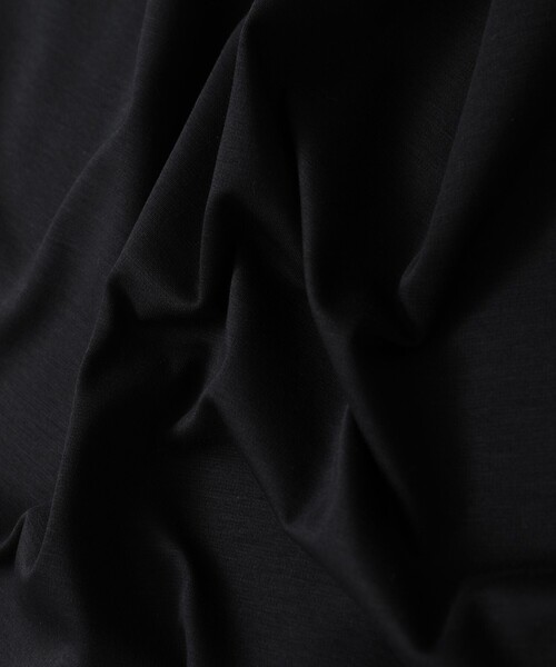 【極美品】1er Arrondissement コットンポンチタフタトップス 黒 1er Arrondissement tシャツ 半袖 ハイゲージポンチクロップドTシャツ