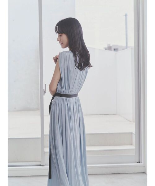 「TONAL」 ノースリーブワンピース MEDIUM ピンク レディース_画像8