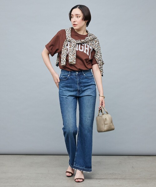 「Rie Miller」 デニムパンツ M インディゴブルー レディース_画像6