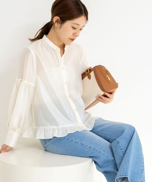 NOLLEY'S（ノーリーズ） 長袖ブラウス 38 ネイビー レディース