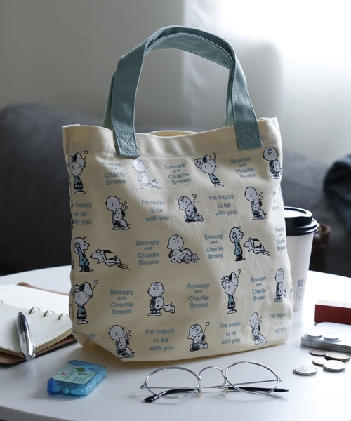 SNOOPY（スヌーピー） トートバッグ 小さめ ミニ スヌーピーミニトート