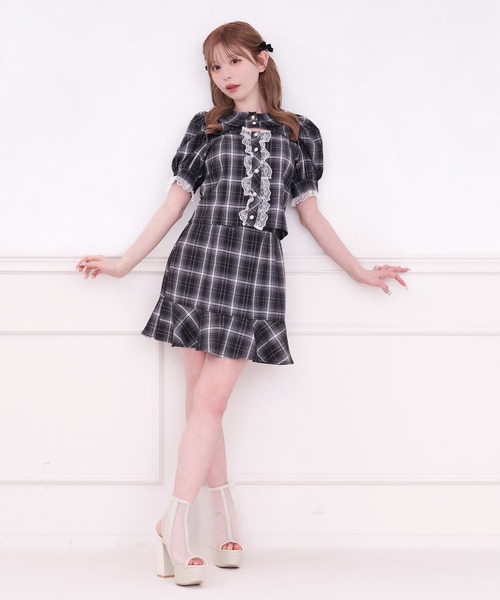 「apres jour」 半袖ブラウス フリー ブラック系その他 レディース_画像9