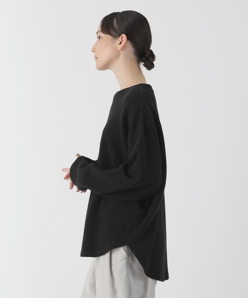「Plantation」 長袖カットソー M size ブラック レディース_画像3