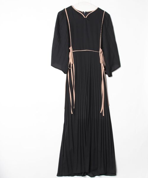 STYLEMIXER（スタイルミキサー） 7分袖ワンピース MEDIUM ブラック 