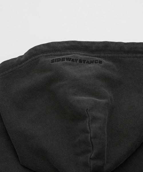 「SIDEWAY STANCE」 ジップアップパーカー MEDIUM グレー メンズ_画像9
