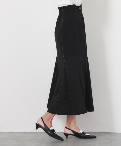 「Cheek」 スカート SMALL チャコールグレー レディース_画像7