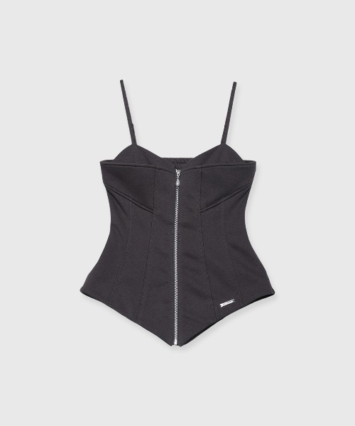 JOSE MOON（ジョゼムーン） LAYERED DETAIL SWEAT BUSTIER/レイヤード 