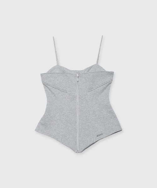JOSE MOON（ジョゼムーン） LAYERED DETAIL SWEAT BUSTIER/レイヤード 
