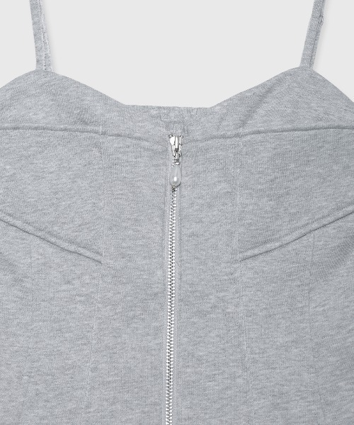 JOSE MOON（ジョゼムーン） LAYERED DETAIL SWEAT BUSTIER/レイヤード 