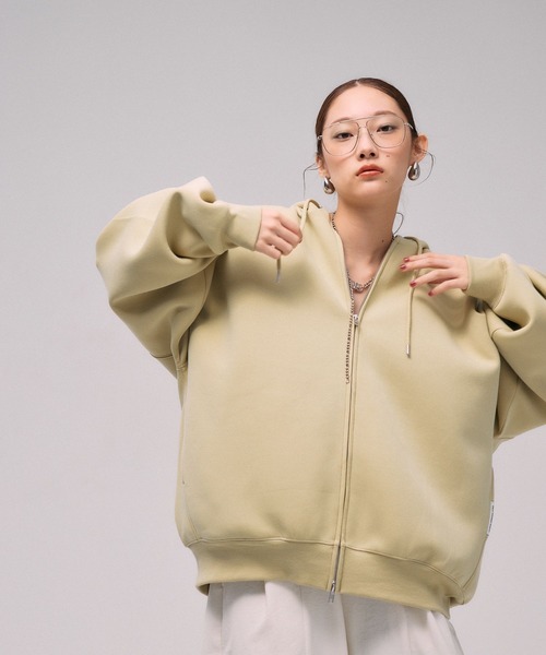 LEPSIM（レプシィム） パーカー 「パフエアシリーズ」BIGZIPフーディー